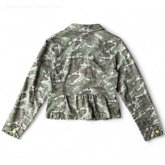Levi Strauss Tab Twills California Limited Camo Women’s Studded Jacket Size L - Picture 7 of 8